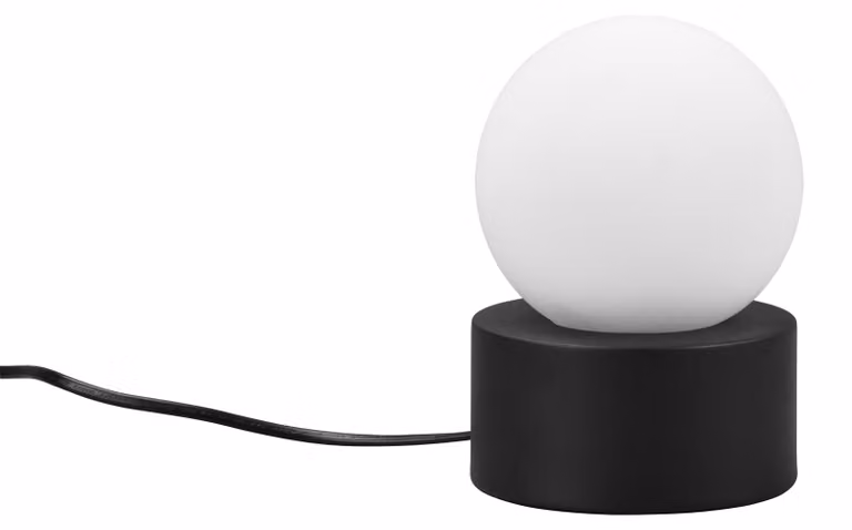 Lampada da tavolo COUNTESS bianco e nero 1xE14x25W in metallo, dimensioni: 17x12x12 cm, IP20, RL