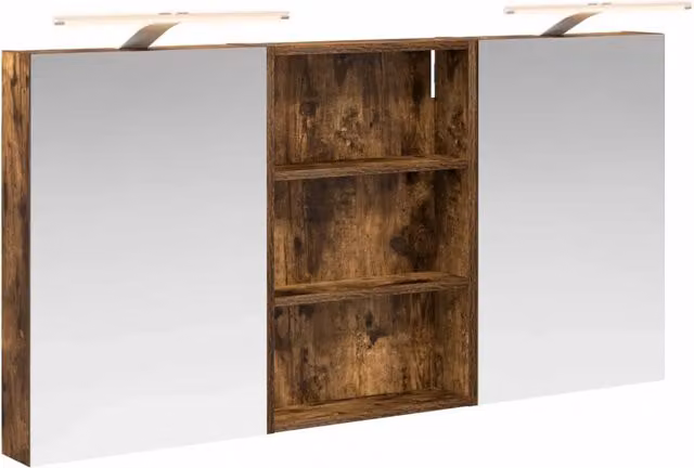 Set di Armadi da Bagno | Armadio da bagno con porta 3 pz 120 x 10,5 x 60,5 cm