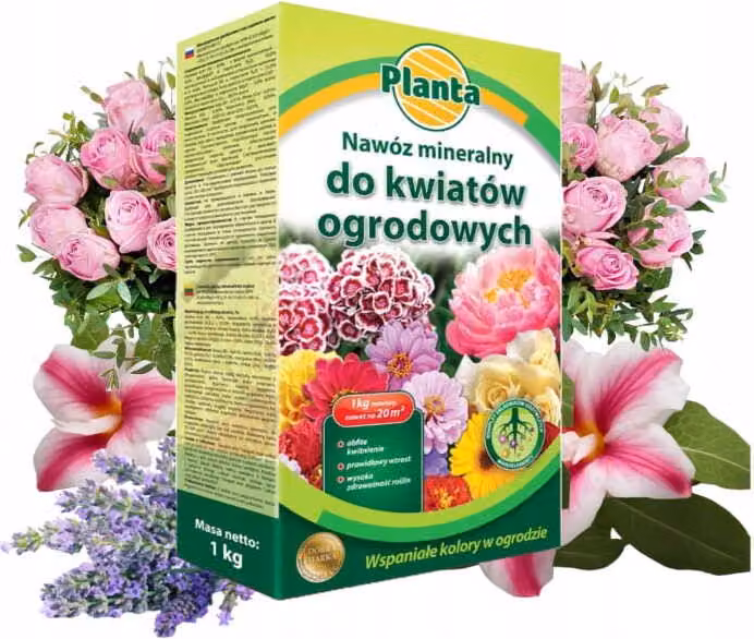 Cristalli di concime multicomponente Planta, maglia 1 kg 1 l