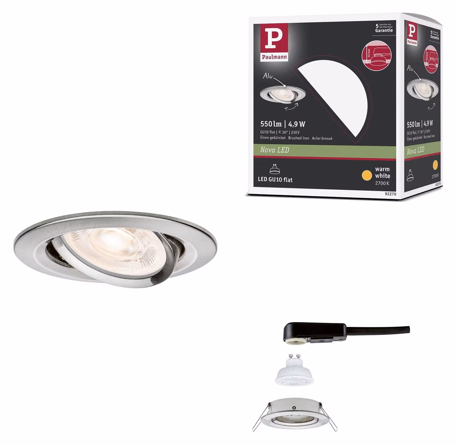 Paulmann Luce da incasso LED Nova