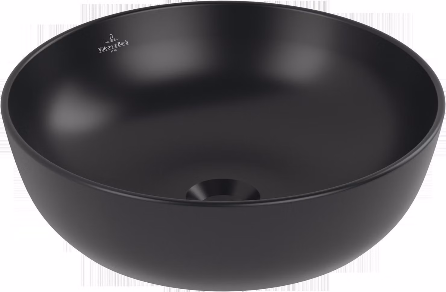 Villeroy & Boch Artis, lavabo à poser, rond, sans trop-plein, 430x430mm, 417943R7, 417943R7