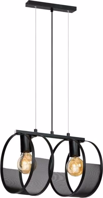 Lampada a sospensione nera Hydra 2751/Z-B-2 - Design moderno e funzionalità con regolazione in altezza e attacco E27