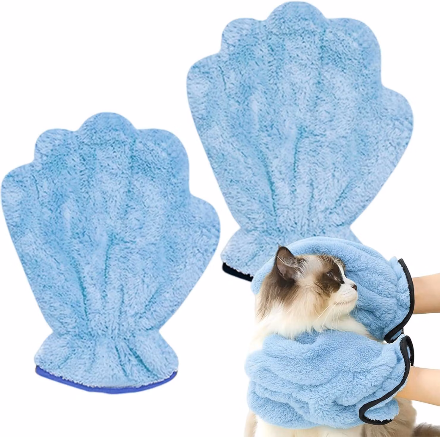 Asciugamano morbido e assorbente, ad asciugatura rapida, in pile di corallo. Ideale per l'uso in casa, in viaggio, per la cura di animali domestici (cani, conigli, cuccioli) e per l'igiene personale, sia in ambienti interni che esterni