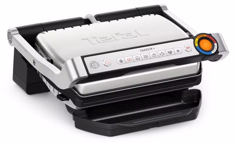 Tefal Tefal OptiGrill+ GC717D - Griglia a contatto intelligente - 2000W - Acciaio inox