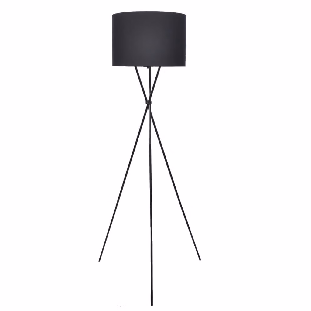 The Living Store Lampada da terra con stelo nero 139 cm