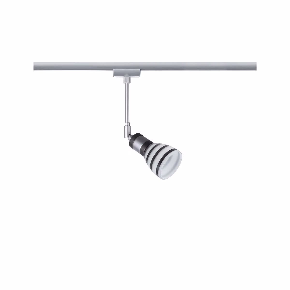 Sistema di binari Paulmann URail, lampada a faretti Light&Easy, modello Titurel, 1x42W, attacco G9, cromo, vetro opale, 230V, metallo/vetro