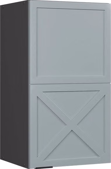 Pensile da cucina Vicco Fame-Line Blu e Antracite con ante a battente e finitura opaca L: 40 cm, H: 72 cm, P: 34,1 cm – 1