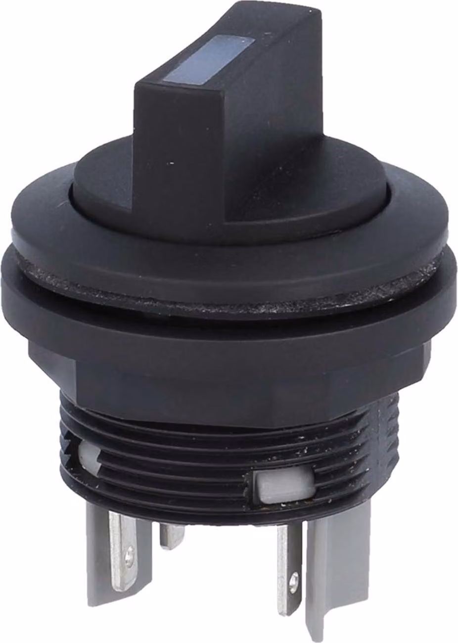 Georg Schlegel Selettore a pulsante, 2S rotondo, SHORTRON Spina piatta 2,8 mm x 0,8 mm - 1 pezzo