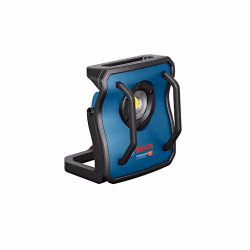 Bosch Professional 18V System Proiettore a batteria da cantiere GLI 18V-4000 C (intensità luminosa: 4000 lm, batteria e caricabatteria non inclusi, confezione di cartone)