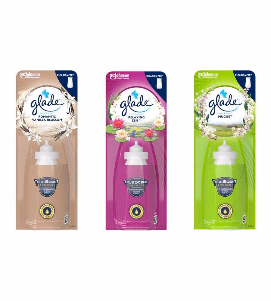 Glade Ricarica Diffusore Elettrico Sense Spray Diverse Fragranze 18 ml
