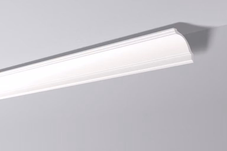 Cornice a soffitto NMC GP NOMASTYL Noel Marquet Battiscopa decorativo Battiscopa decorativo moderno colore bianco 2 m