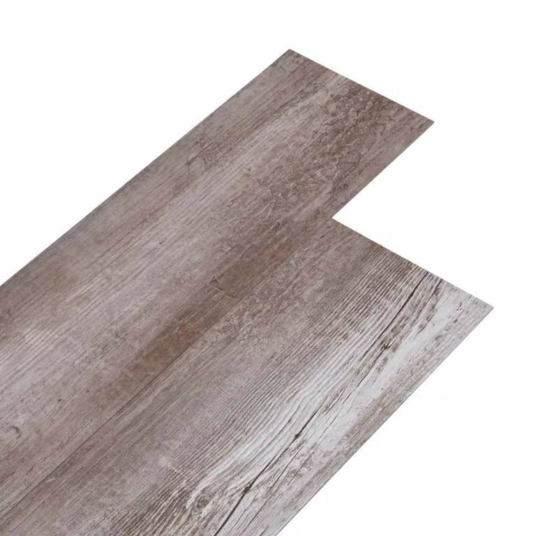 Plance per pavimenti autoadesive in PVC vidaXL effetto legno marrone opaco