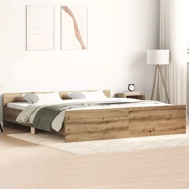 Giroletto senza Materasso Rovere Artigianale 180x200 cm 3328761