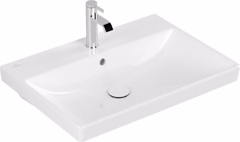Villeroy & Boch Avento lavabo, 1 trou pour robinet, avec trop-plein, 650x470mm, 415865R1, 415865R1