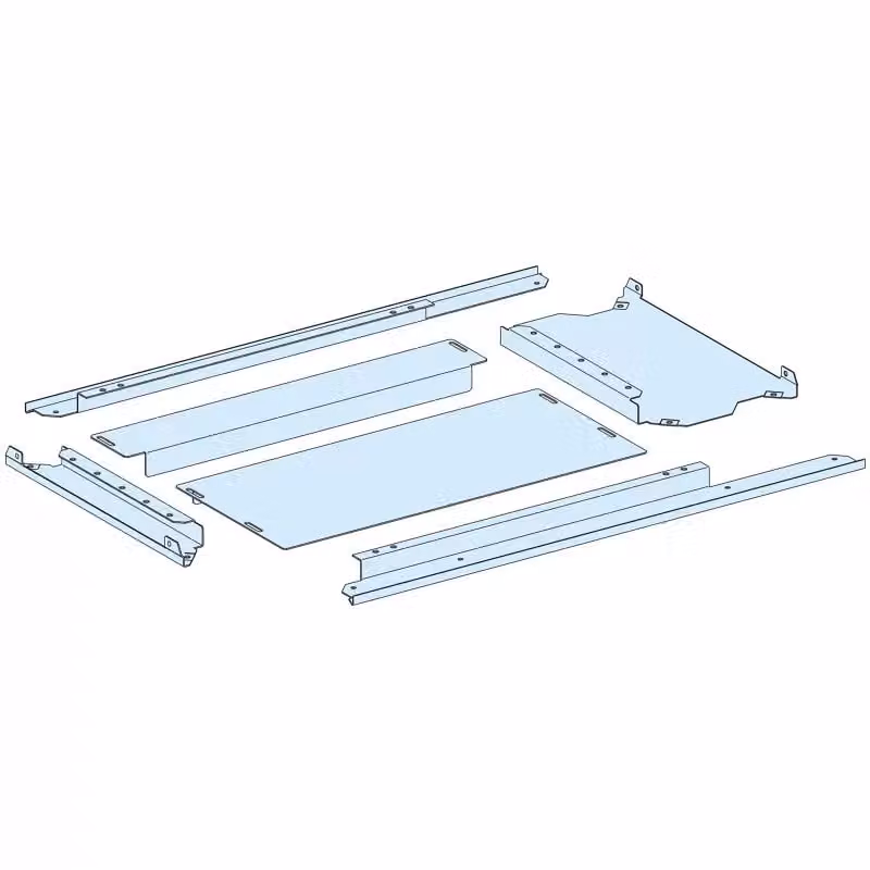 Schneider Electric PrismaSeT-P, piastra passacavi, 2 pezzi, IP30, larghezza = 650 + 150 mm, profondità = 400 mm LVS08497