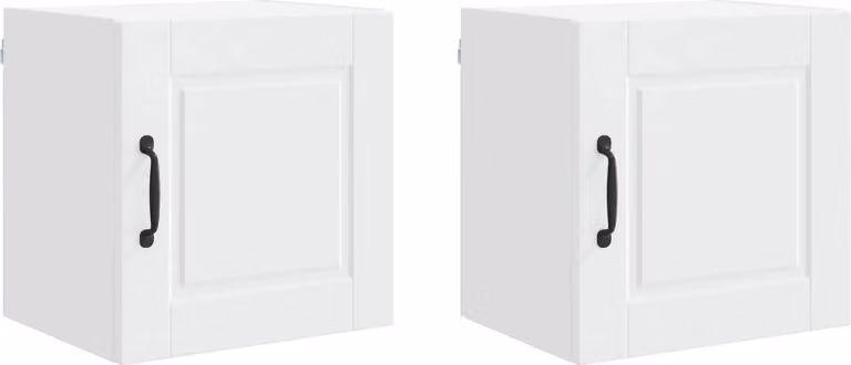 Armadietto a muro PORTO 2 pcs Bianco 40 x 31 x 40 cm