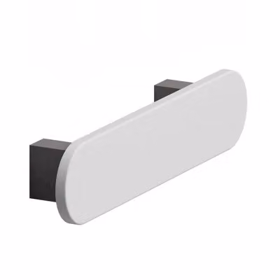 Scaldasalviette elettrico Ness in ceramica bianco opaco 40W L: 48 cm – 2