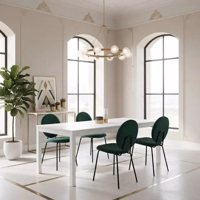 Tavolo da pranzo rettangolare allungabile Belfort Duzzle bianco con inserto in legno di faggio L: 130-210 cm, P: 80 cm, H: 76 cm