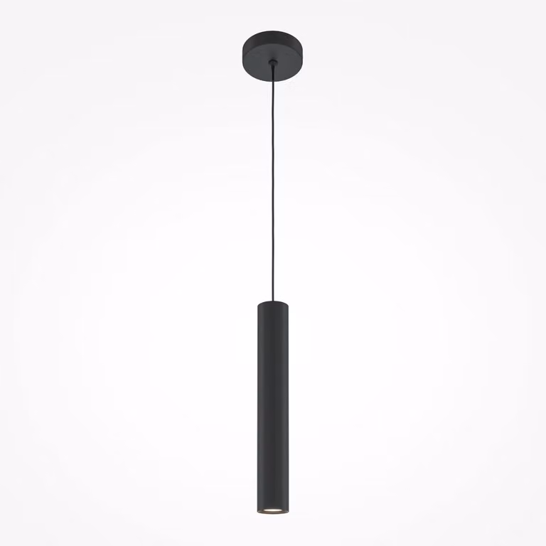 Lampada a sospensione a tubo corto PRO FOCUS nera 1xGU10x6W in alluminio, dimensioni: 340x6x6 cm, IP20 Maytoni