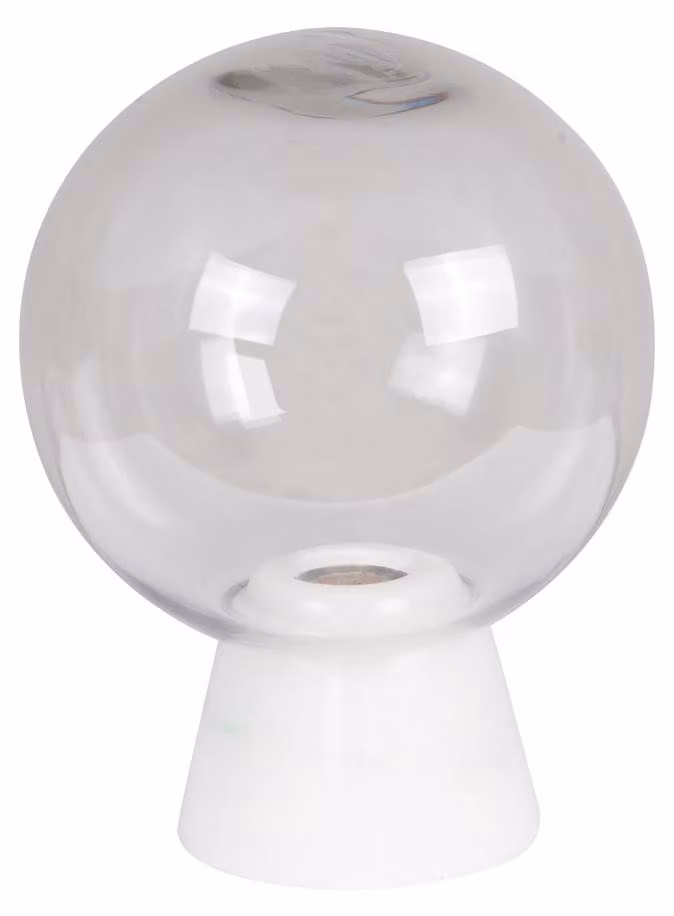Lampada da tavolo Séance bianca in legno e metallo 20x28 cm