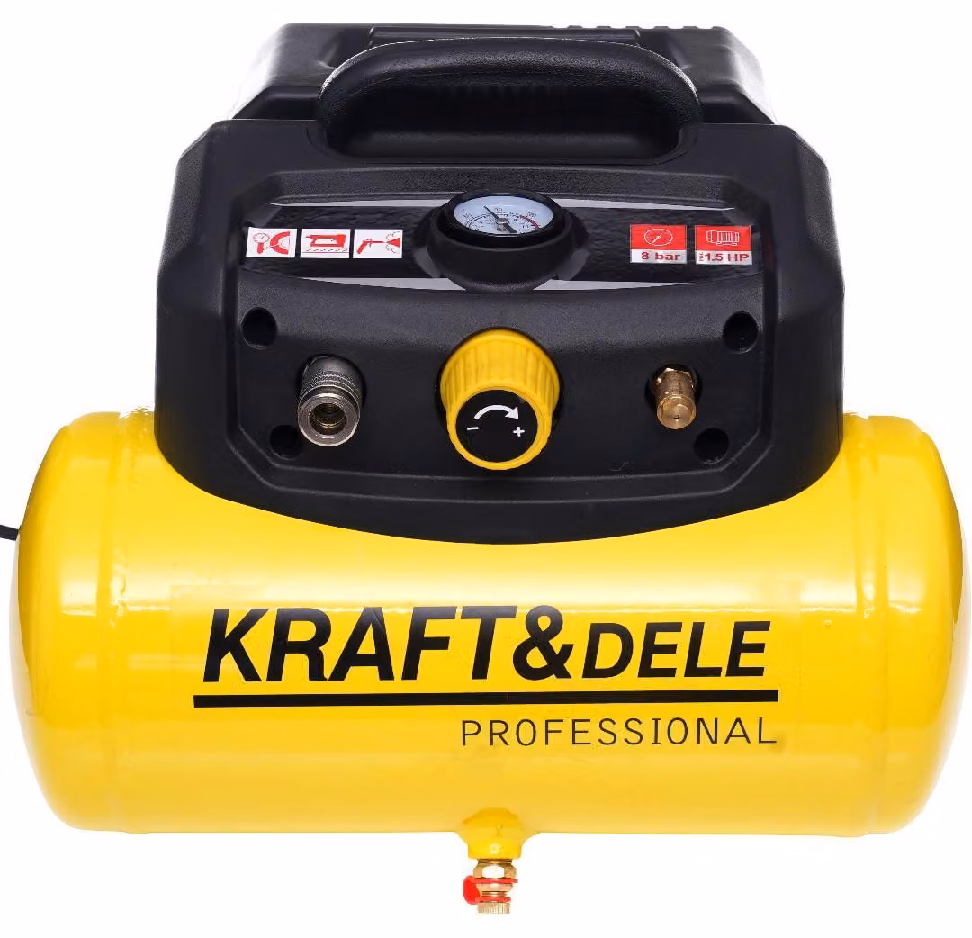 Compressore senza olio Kraft&Dele 6 l 8 bar KD1415