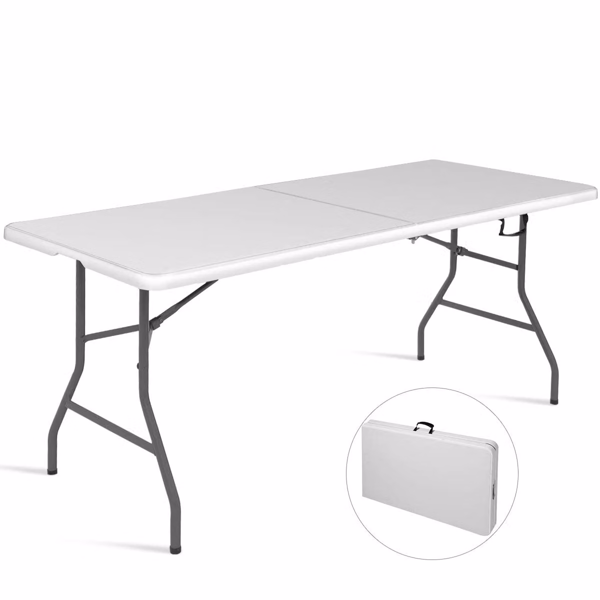 COSTWAY tavolo pieghevole tavolo da campeggio tavolo pieghevole tavolo da giardino tavolo pannier tavolo da birra tavolo da pranzo tavolo da balcone tavolo pieghevole L