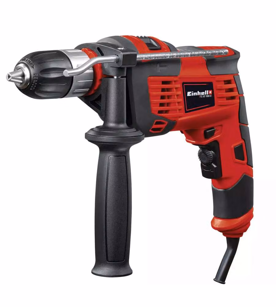Einhell Trapano a Percussione TC-ID 1000 E + Kit 64pz