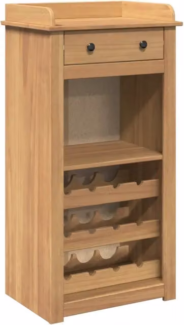 Cantinetta per vini PANAMA in legno massello di pino color marrone L: 57 cm, P: 40 cm, H: 111,5 cm CFW3818082 – 1
