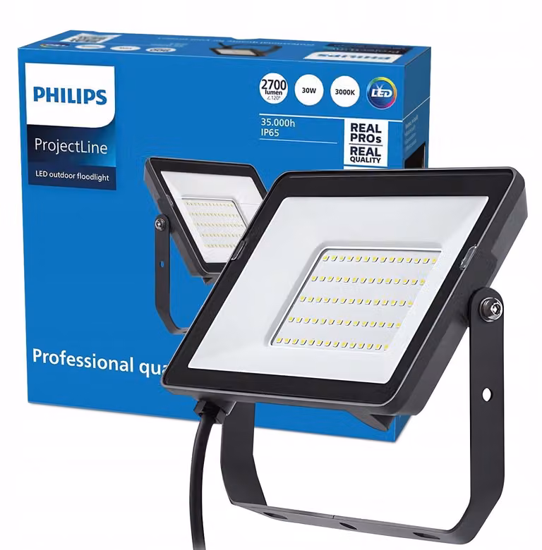 Philips Proiettore LED ProjectLine 30W bianco caldo