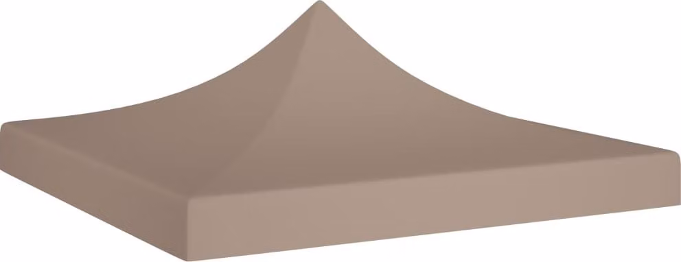Maison Exclusive - Tetto per tendone da festa 3x3 m, color taupe, 270 g/m²