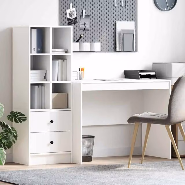Scrivania Bianco 145.5 x 50 x 127 cm 2 pz 3337369