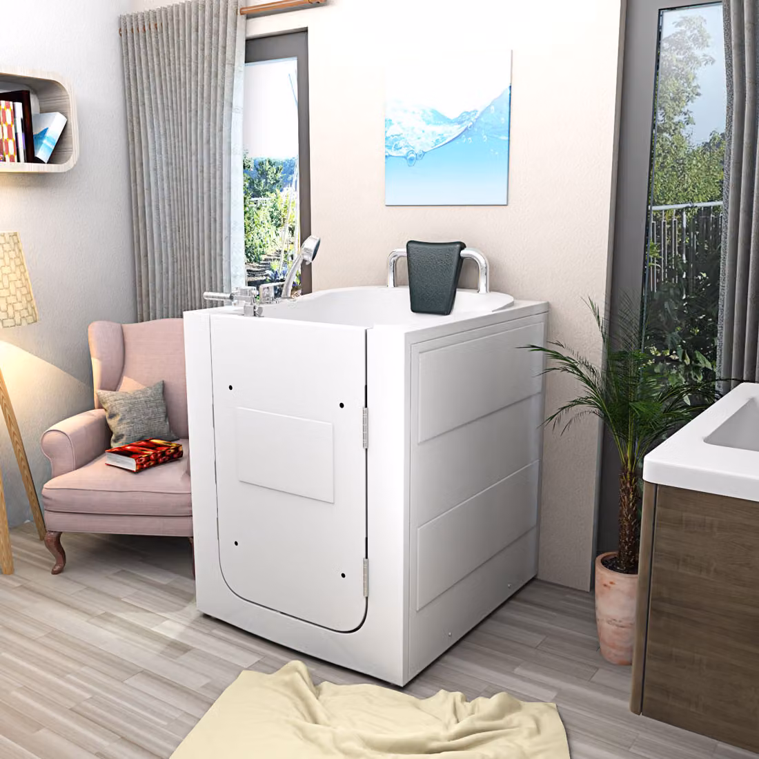 Vasca da bagno per anziani Vasca da bagno con sportello Vasca da bagno con sportello Piscina s10