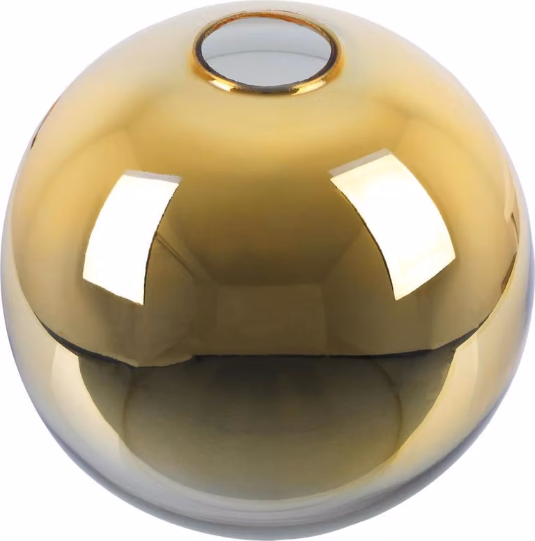 Paralume Bergen Gold Kugel 15 cm – elegante paralume in vetro color oro per un'illuminazione di classe