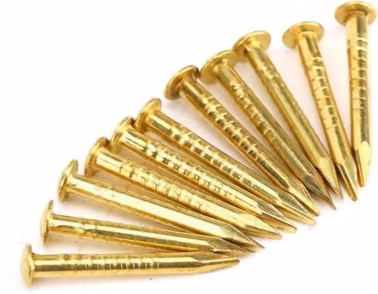 Riflettori in rame, 100 pezzi, viti a testa tonda, accessori per mobili, lunghezza 15 mm