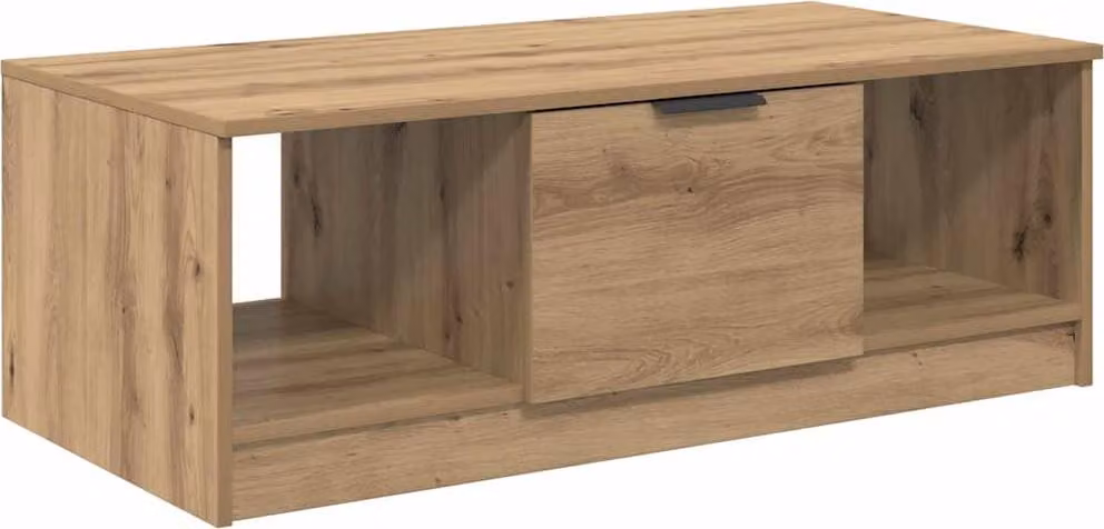 Tavolino da salotto Rovere artigianale 102 x 50 x 36cm