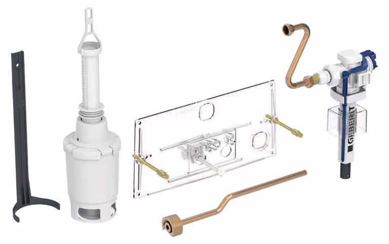 Set de transformation Geberit, pour chasse d'eau à encastrer type 15.000, 215.420.00.5, 215.420.00.5