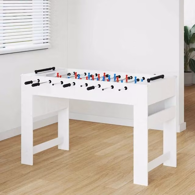 Tavolo da Foosball Bianco 125 x 60,5 x 80 cm 858884