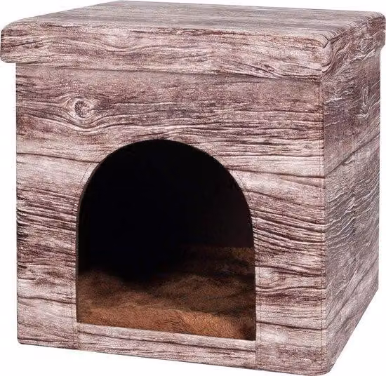 Casetta per gatti compatta 38x38x37 cm