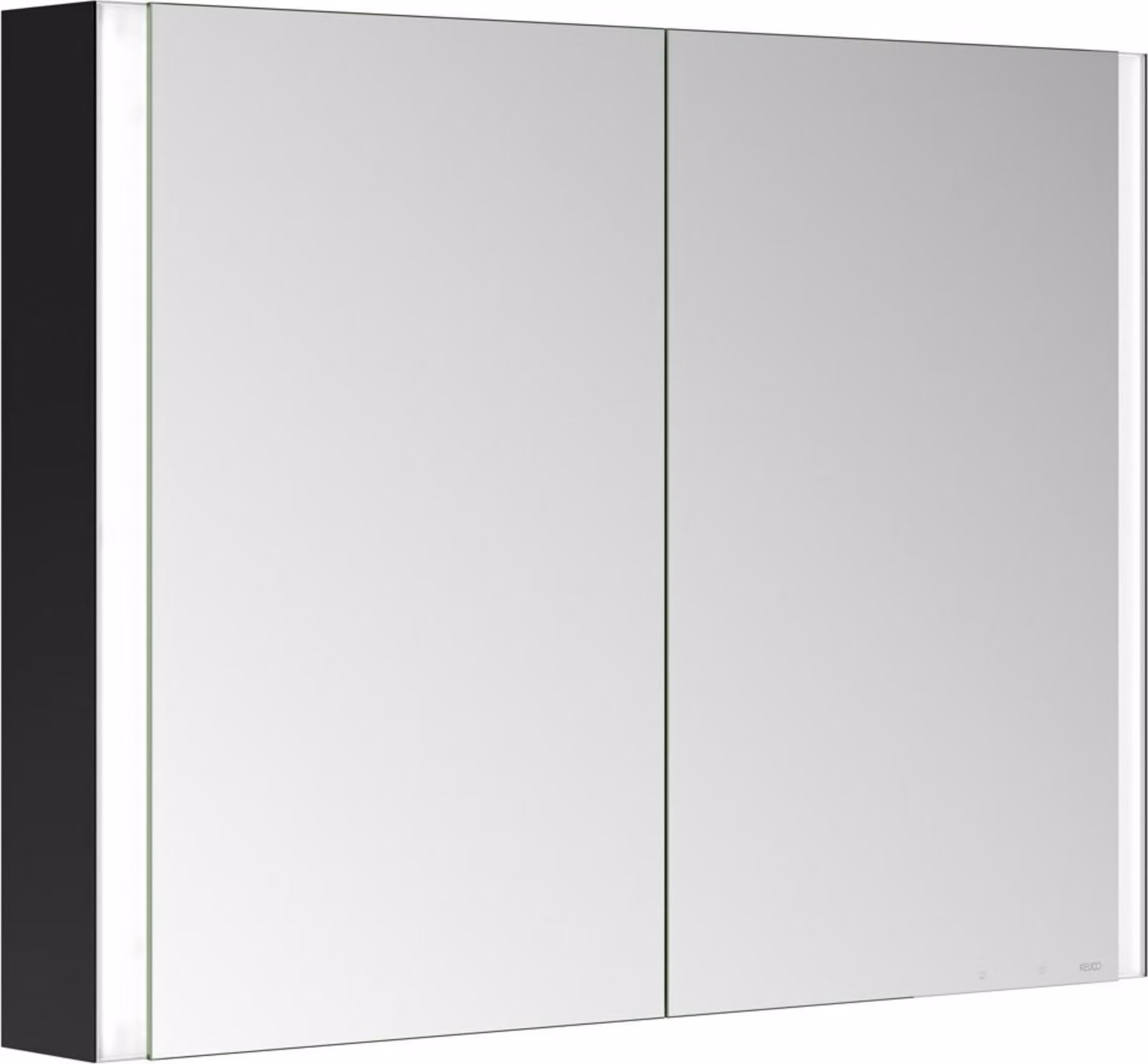 KEUCO SOMARIS Armoire de toilette murale 2 portes, avec miroir chauffant, 1000mm, 14503372101, 14503372101