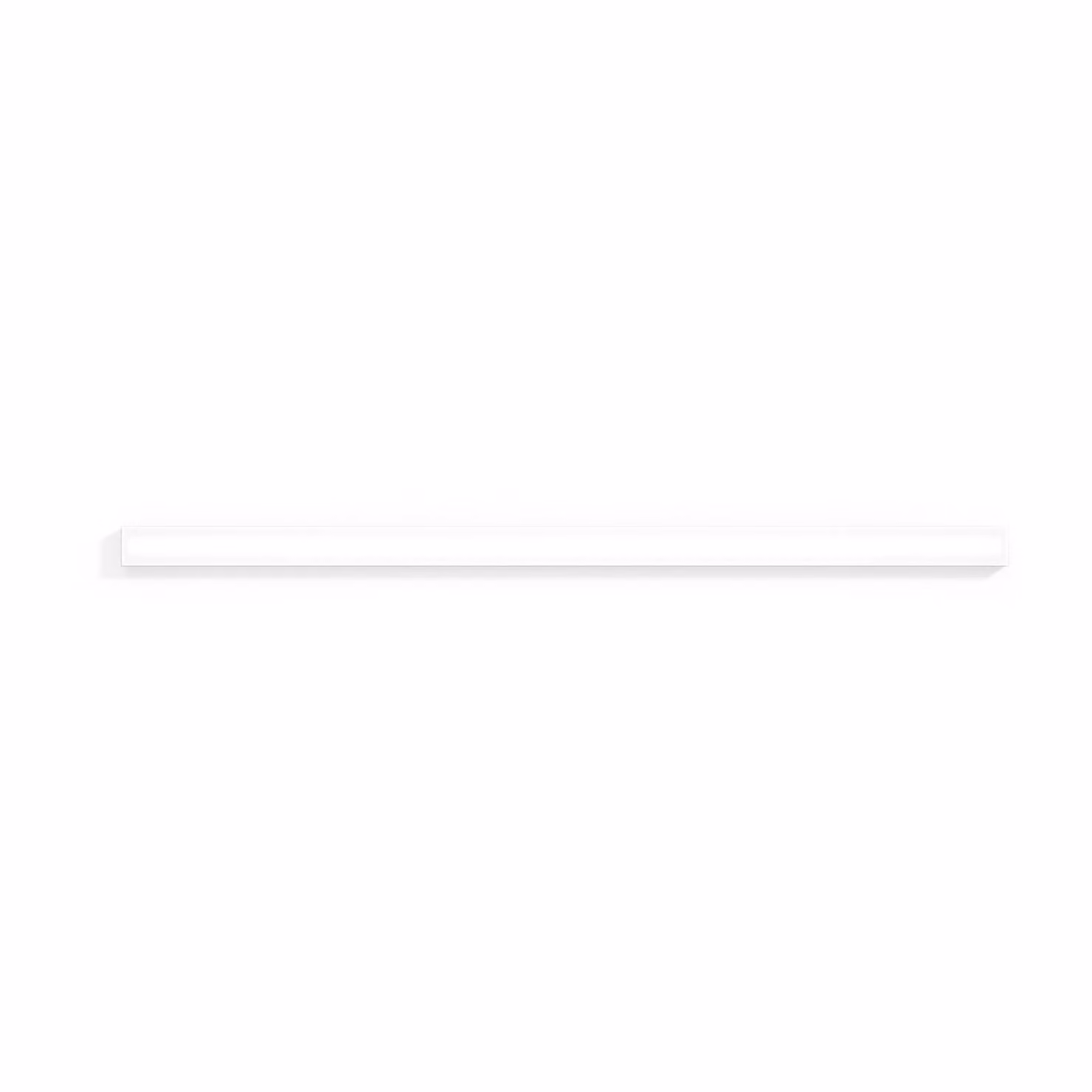 Wever & Ducré Lighting Applique da parete Mirbi long 3.0, Bianco / Opale, Bagno, Plastica, Applique