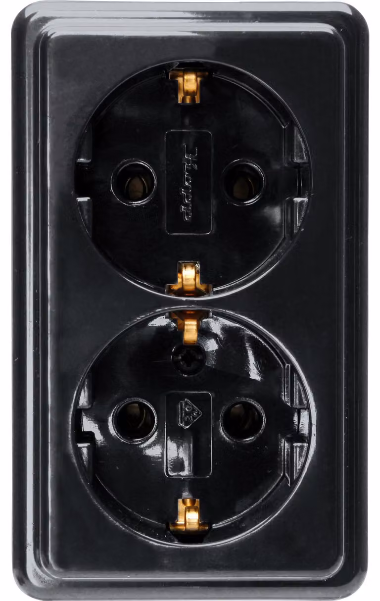 Presa AP a 2 pin, 2 poli