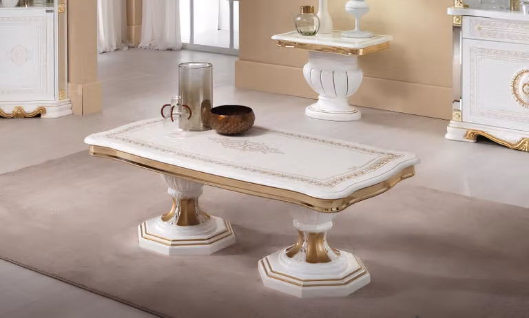 Luxus Wohnzimmer Tisch Couchtisch Design Tische Style Möbel Rechteckig Holztisch