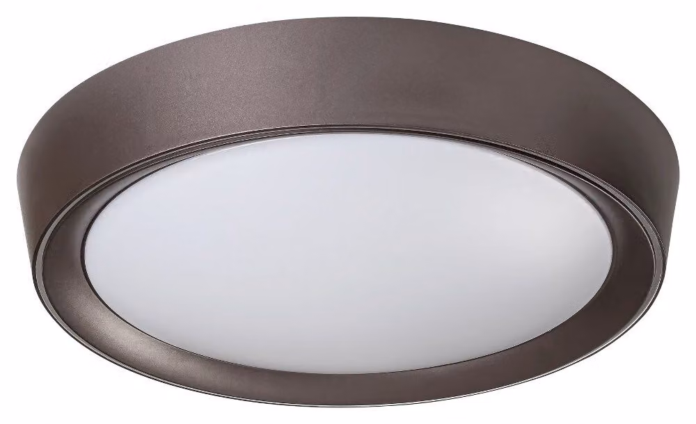 Plafond RGB con telecomando 41 cm LED 24W Brown rotondo Mokka 2987 Rabalux