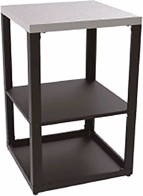 Mobile Cucina da Esterno Scaffale Unità Angolo Milano 60,7x60,7x94 cm Ripiano Superiore in Acciaio Inox Nero