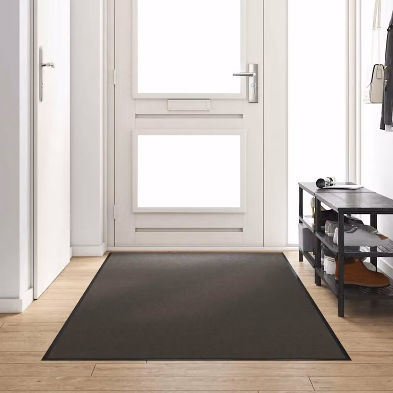 Tappetino rettangolare moderno vidaXL antracite e nero in poliammide L: 300 cm, P: 120 cm