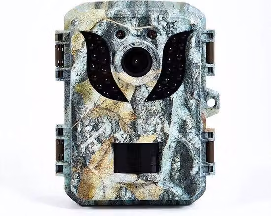 Telecamera di sorveglianza per fauna selvatica con visione notturna - Telecamera da esterno per l'osservazione della fauna selvatica - Telecamera di sorveglianza per fauna selvatica con monitoraggio 24 ore su 24 - Telecamera da esterno compatta e impermea