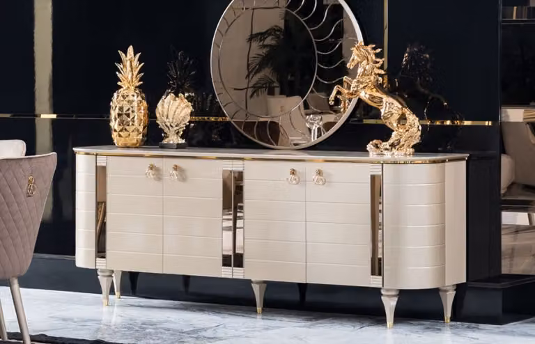 Lusso Credenza Comò Legno Design Cameretta Stile Moderno Nuovi Mobili
