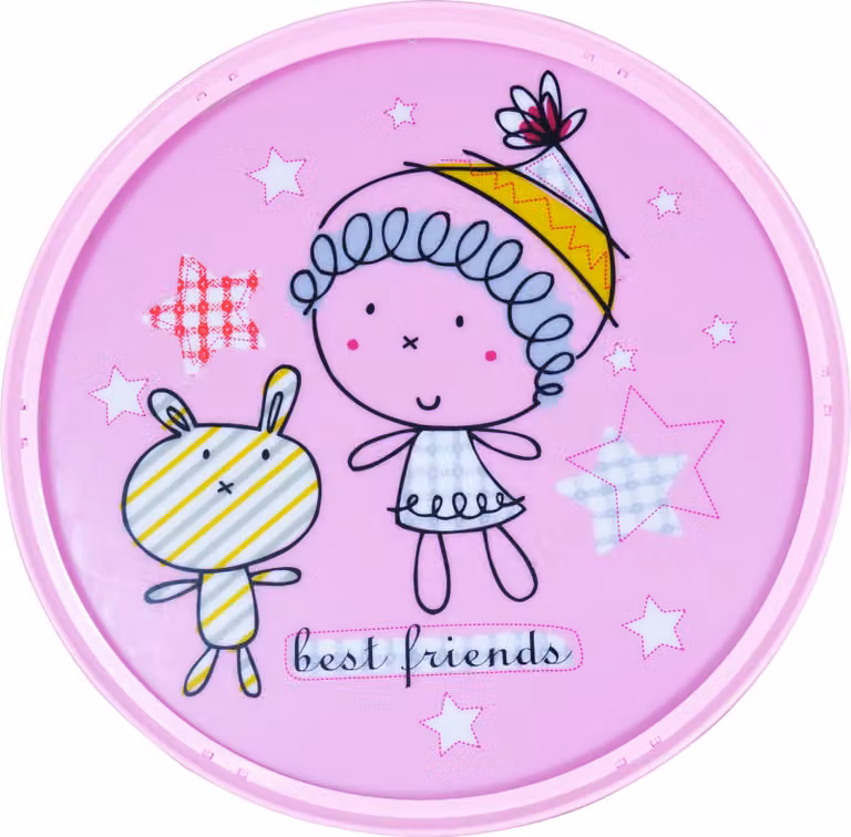 Plafone rotondo DIDI rosa e multicolore 2xE14x10W in plastica, dimensioni: 11,5x28x11,5 cm, IP20, Polux