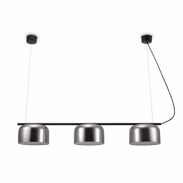 Lampada a sospensione Bovel nichel