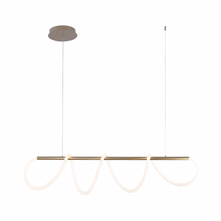 Lampada a sospensione LED 45W BALBO 20006PM-GD, collezione Zuma Line